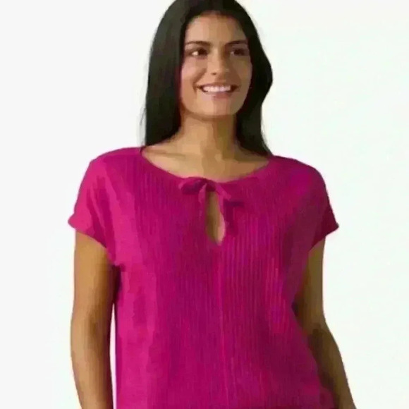 PRANA Women's Ocupas Popover Top in Orchid Bloom Size Small EXC CON - Picture 1 of 6